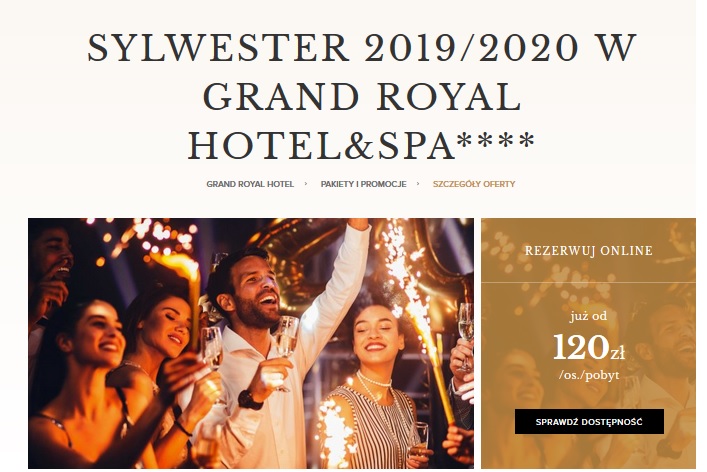 Sylwester w GRAND ROYAL HOTEL