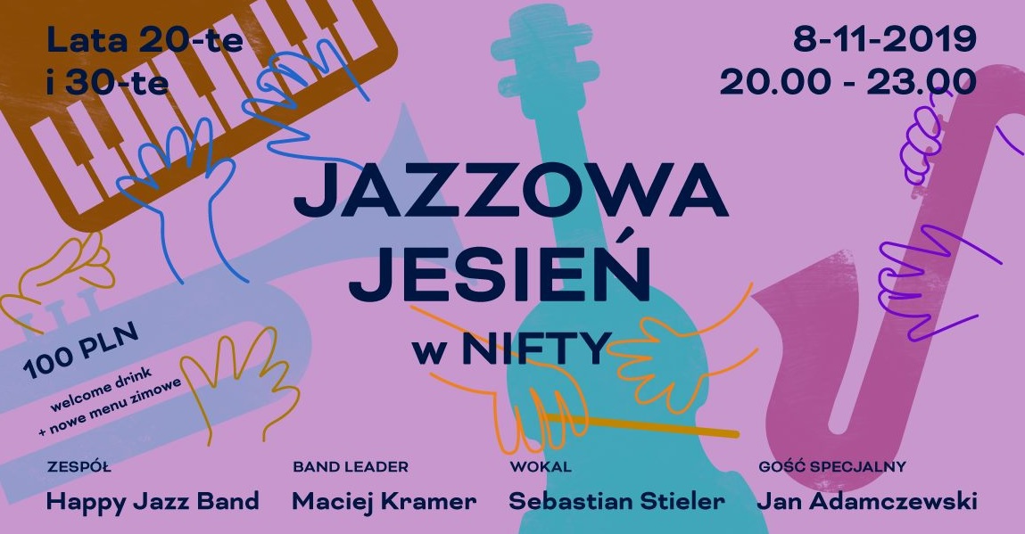 Zapraszamy miłośników muzyki jazzowej do Puro Hotelu w Poznaniu. Jazzowa jesień w restauracji Nifty No.20