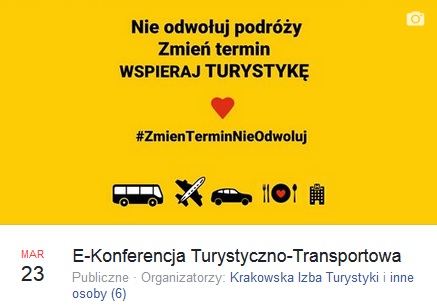 E-Konferencja Turystyczno-Transportowa, godz. 12:00 23.03.2020r.