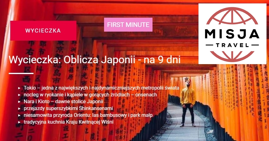 Kolory Portugalii, Camino de Santiago oraz  Oblicza Japonii  – oferty wycieczek biura podróży Misja Travel – Polecamy