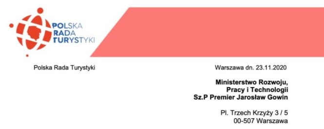 Wielkopolska Izba Turystyczna jako członek Polskiej Rady Turystyki podpisała się pod apelem skierowanym do premiera Jarosława Gowina. Treść poniżej