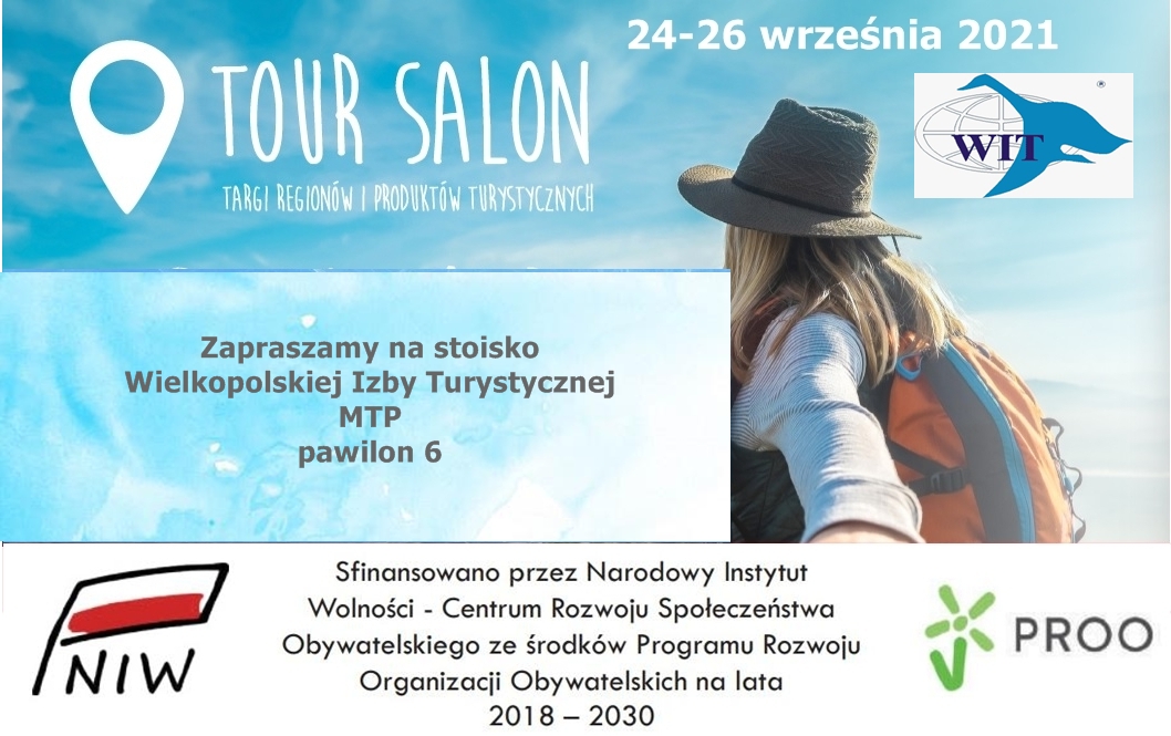 Zapraszamy na 32. edycję targów Regionów i Produktów Turystycznych Tour Salon, która odbędzie się w Poznaniu w dniach 24-26 września.